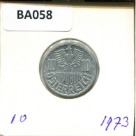 10 GROSCHEN 1973 ÖSTERREICH AUSTRIA Münze #BA058.D.A - Oesterreich