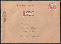 MiNr. 2633; Freimarke: Aufbau In Der DDR, Auf E-Brief Von Magdeburg Nach Helmstedt; C-365 - Briefe U. Dokumente