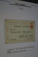 Type Albert I De 1914, Carte N° 48,publicitaire Geschw Michels Berlin W8,état Pour Collection Voir Photos - Cartes Postales 1909-1934