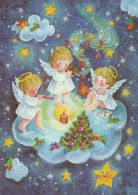 ANGEL CHRISTMAS Holidays Vintage Postcard CPSM #PAH563.A - Angels