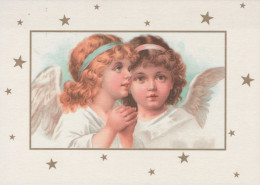 ANGELO Buon Anno Natale Vintage Cartolina CPSM #PAH530.A - Engel