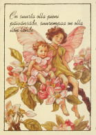 ENGEL WEIHNACHTSFERIEN Feiern & Feste Vintage Ansichtskarte Postkarte CPSM #PAH417.A - Angels