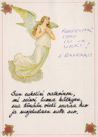 ANGELO Buon Anno Natale Vintage Cartolina CPSM #PAH294.A - Angels