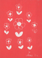 FLOWERS Vintage Postcard CPSM #PBZ719.A - Bloemen