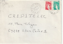 CAD   / N°  1972  + 1967     59 - BELLIGNEIES  -  NORD - Manual Postmarks