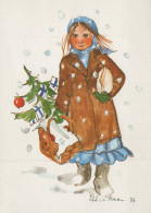 Happy New Year Christmas Children Vintage Postcard CPSM #PAS899.A - New Year