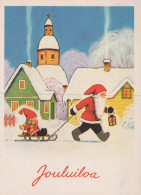 SANTA CLAUS CHRISTMAS Holidays Vintage Postcard CPSM #PAK945.A - Santa Claus