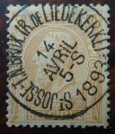 BELGIQUE N°50 Oblitéré - 1884-1891 Leopoldo II