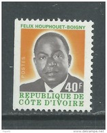 Cote D'Ivoire  N° 429  XX Président Houphouët-Boigny, émis En Carnet, 40 F. Dentelé Sur 3 Cotés,  Sans Charnière, TB - Costa D'Avorio (1960-...)