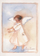 ÁNGEL Navidad Vintage Tarjeta Postal CPSM #PBP303.A - Angels