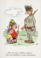 SOLDIERS HUMOUR Militaria Vintage Postcard CPSM #PBV818.A - Umoristiche