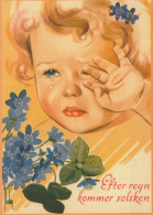 CHILDREN Portrait Vintage Postcard CPSM #PBU782.A - Portretten