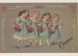 CHILDREN Scenes Landscapes Vintage Postcard CPSM #PBU527.A - Scènes & Paysages