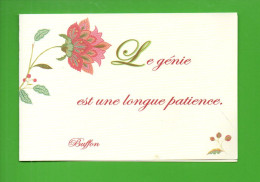 CALENDRIER 2007 . " LE GÉNIE EST UNE LONGUE PATIENCE " . CITATION DE BUFFON - Réf. N°12976 - - Formato Piccolo : 2001-...