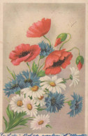 FLOWERS Vintage Ansichtskarte Postkarte CPA #PKE705.A - Fiori