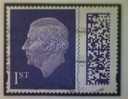 Great Britain, Scott #KC2, Used(o), 2023, King Charles III Definitive, 1st-Matrix - Non Classificati