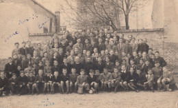 Group Of School Boys And Catholic Priests Real Photo Postcard 1930s - Escenas & Paisajes