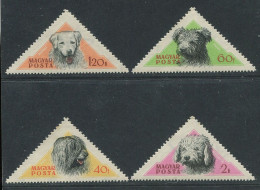 Hungary:Unused Stamps Serie Dogs, 1956, MNH - Hunde