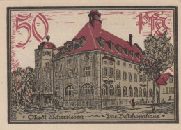 50 PFENNIG 1921 Stadt ASCHERSLEBEN Saxony UNC DEUTSCHLAND Notgeld #PA106 - Lokale Ausgaben