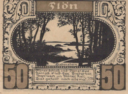 50 PFENNIG 1920 Stadt PLÖN Schleswig-Holstein UNC DEUTSCHLAND Notgeld #PB563 - Lokale Ausgaben