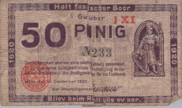 50 PFENNIG 1920 Stadt COLOGNE Rhine DEUTSCHLAND Notgeld Banknote #PG471 - [11] Local Banknote Issues