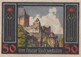 50 PFENNIG 1920 Stadt BAD KoSEN Saxony DEUTSCHLAND Notgeld Banknote #PJ115 - [11] Local Banknote Issues