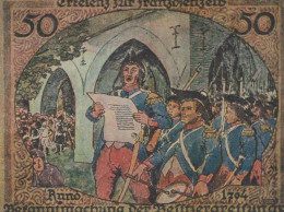 50 PFENNIG 1921 Stadt ERKELENZ Rhine UNC DEUTSCHLAND Notgeld Banknote #PB324 - Lokale Ausgaben