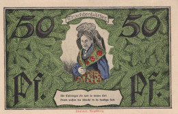 50 PFENNIG 1921 Stadt ERFURT Saxony UNC DEUTSCHLAND Notgeld Banknote #PB322 - [11] Emissioni Locali