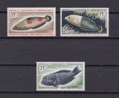 NOUVELLE-CALEDONIE 1965 PA N°81/83 NEUF AVEC CHARNIERE POISSONS - Ongebruikt