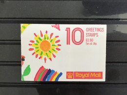 GB 1989 10 19p Greeting Stamps Booklet £1.90 MNH SG FY1 - Postzegelboekjes