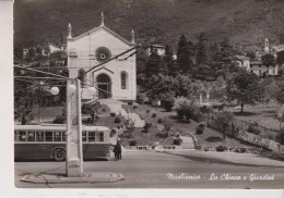 MASLIANICO COMO LA CHIESA E GIARDINI FILOBUS BUS NO VG - Como