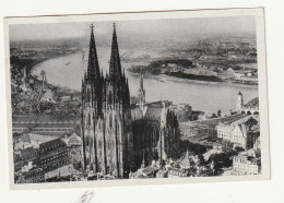 Köln, Dom, Vom Flugzeugz.Z. 3 Reich Ca. 9x6 Cm - Europa