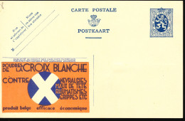 BELGIUM PPS SBEP 1 PUBLIBEL 8 LA CROIX BLANCHE UNUSED - Werbepostkarten