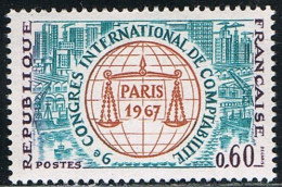FRANCE : N° 1529 ** (Congrès International De Comptabilité, à Paris) - PRIX FIXE - - Ongebruikt