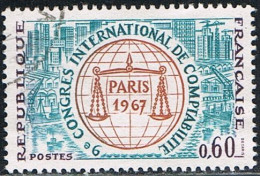 FRANCE : N° 1529 Oblitéré  (Congrès International De Comptabilité, à Paris) - PRIX FIXE - - Oblitérés