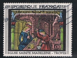 FRANCE : N° 1531 Oblitéré (Vitrail De L'église Sainte-Madeleine, De Troyes) - PRIX FIXE - - Oblitérés