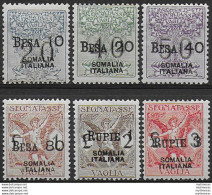 1924 Somalia Segnatasse Vaglia 6v. MNH Sassone N. 1/6 - Other & Unclassified