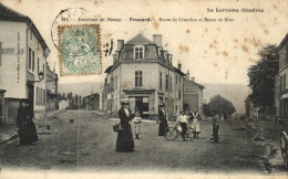 France > [54] Meurthe Et Moselle > Frouard - Route De Liverdun Et Route De Metz - Animée - 7958 - Frouard