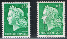 FRANCE : N° 1536A ** Et Oblitéré (Marianne De Cheffer) - PRIX FIXE - - 1967-1970 Marianne Of Cheffer