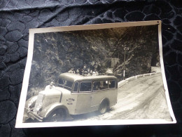 P-128 , Photo Autobus Unic ,  A.Colomb Nice, Ballade Dans Les Gorges Du Cians - Automobiles