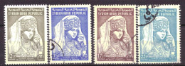 Syrie / Syria 804 T/m 807 Used (804 = MH *) Palmyra 1962 - Syria