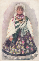 Valpovo - Woman In Traditional Costume , Folklore Artist Petar Orlic Ca.1920 - Croatia