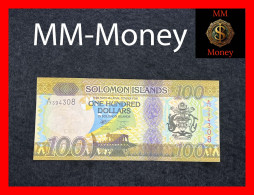 Solomon Islands  100 $  2023  P. 36  But With New Holographic Stripe  UNC - Solomonen