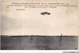 CAR-AATP5-51-0473 - CHAMPAGNE - Grande Semaine De L'aviation - Fin De Vol Pour Paulhan - Ay En Champagne