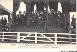 CAR-AATP5-51-0466 - REIMS - Visite De M Poincaré - Président De La Republique - 19 Octobre 1913 - Reims
