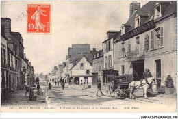 CAR-AATP5-50-0458 - PONTORSON - L'hôtel De Bretagne Et La Grande-rue - Pontorson