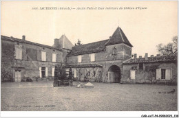 CAR-AATP4-33-0367 - SAUTERNES - Ancien Puits Et Cour Intérieure Du Château D'yquem - Altri & Non Classificati