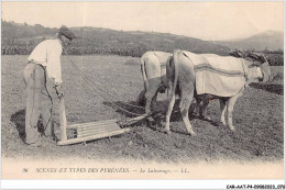 CAR-AATP4-31-0336 - Scènes Et Types Des Pyrénées - Le Labourage - Autres & Non Classés