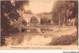 CAR-AATP2-21-0173 - CHATILLON-SUR-SEINE - Pont Sur La Seine - Jonction De La Douix Et De La Seine - Chatillon Sur Seine