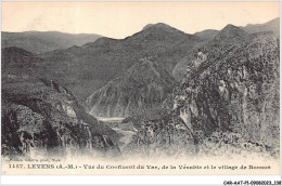 CAR-AATP1-06-0070 - LEVENS - Vue Du Confluent Du Var - De La Vésubie Et Le Village De Bonson - Other & Unclassified